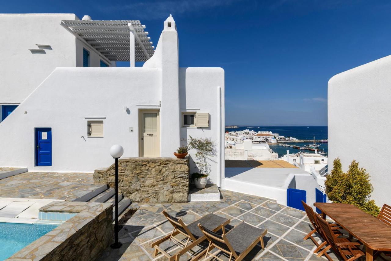 Supreme House With Views & Pool & Parking Mykonos Town